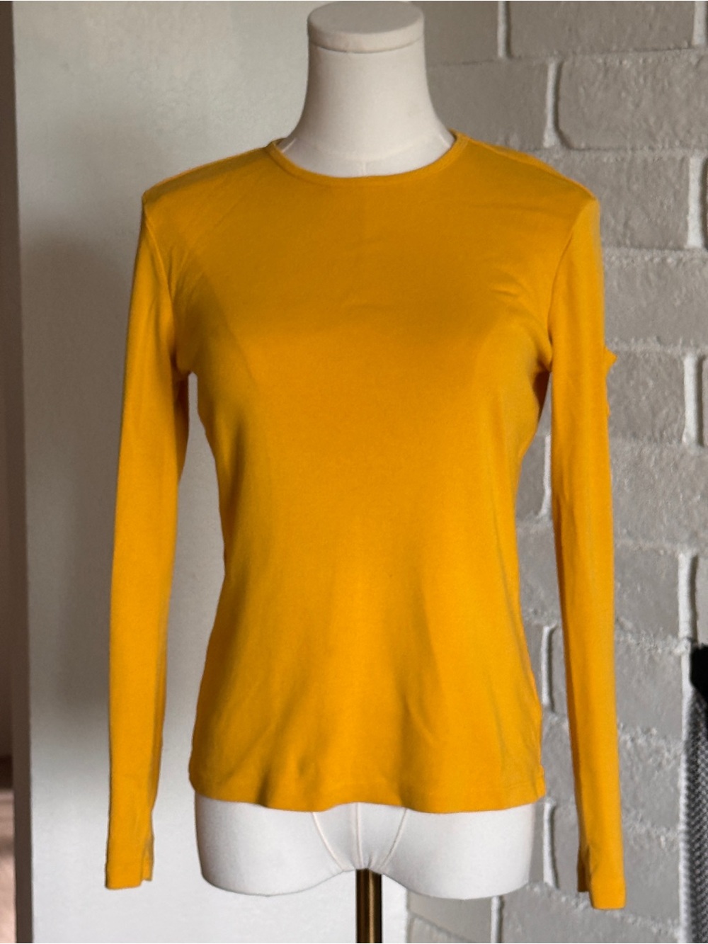 Polo by Ralph Lauren Mustard Yellow Long Sleeve Crewneck Top